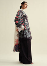 3-PC Unstitched Digital Printed Chiffon Coco By Zara Shahjahan | Sol-9B